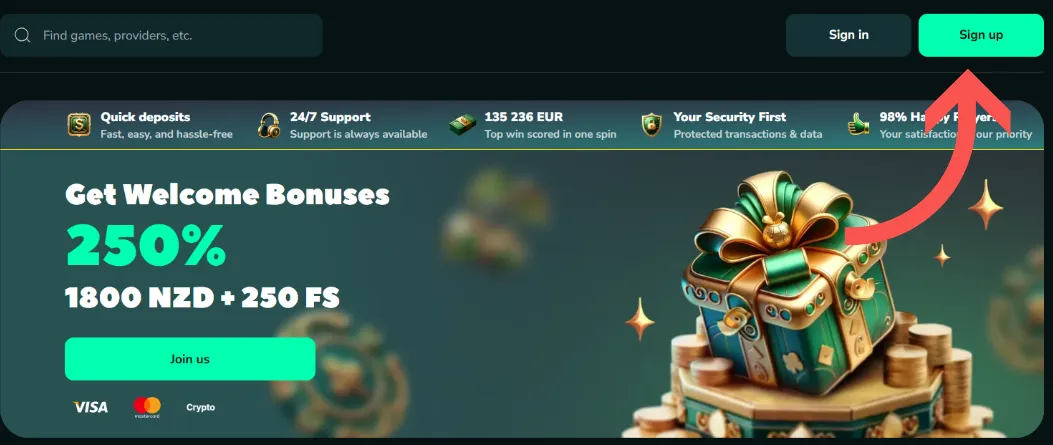 sign up - trip2vip